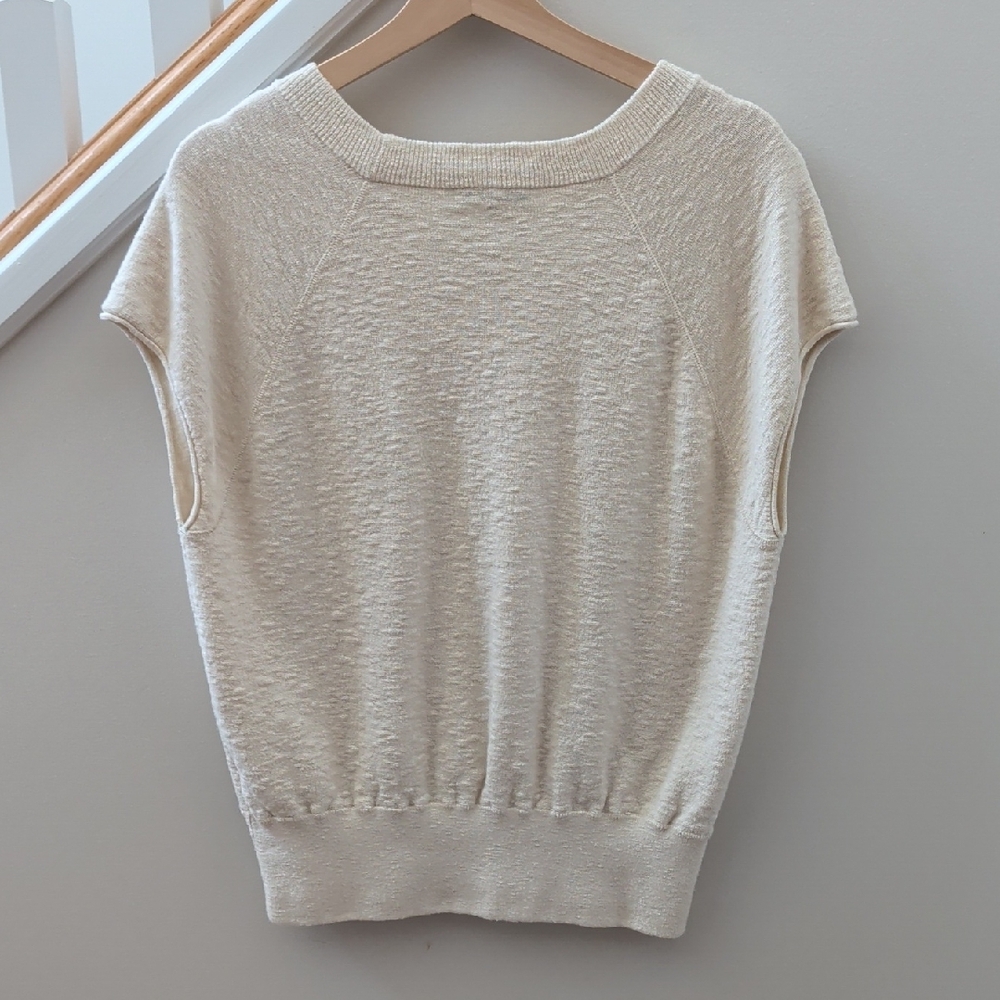 Madewell Cream Knit Top - Picture 4 of 4